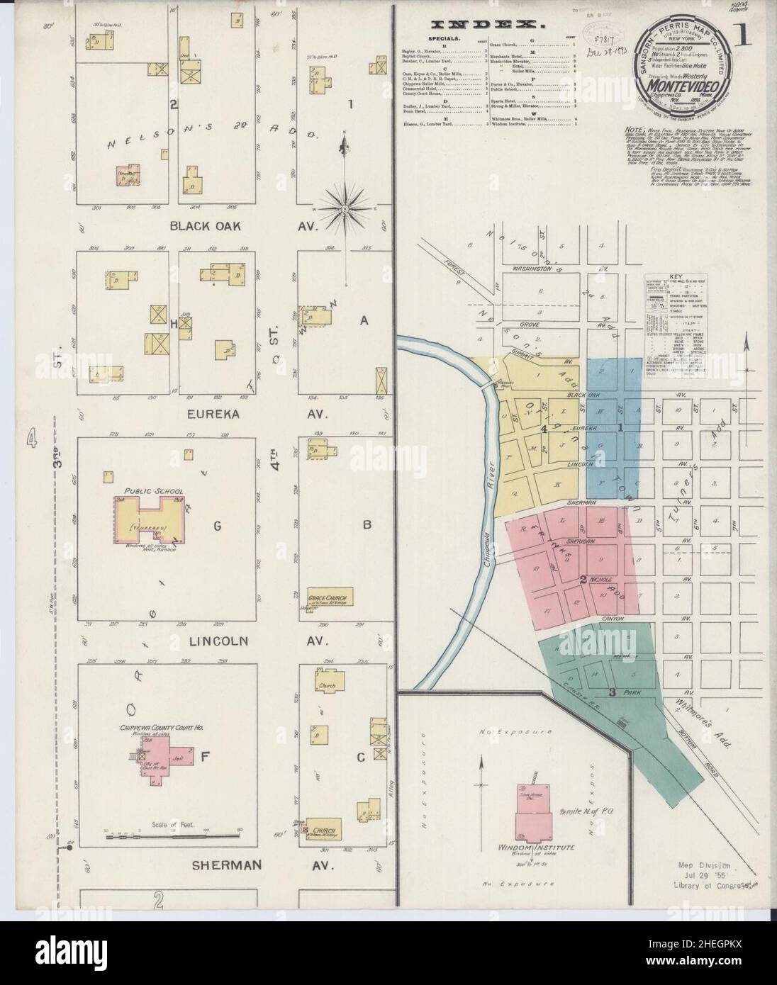 Map of montevideo minnesota hires stock photography and images Alamy