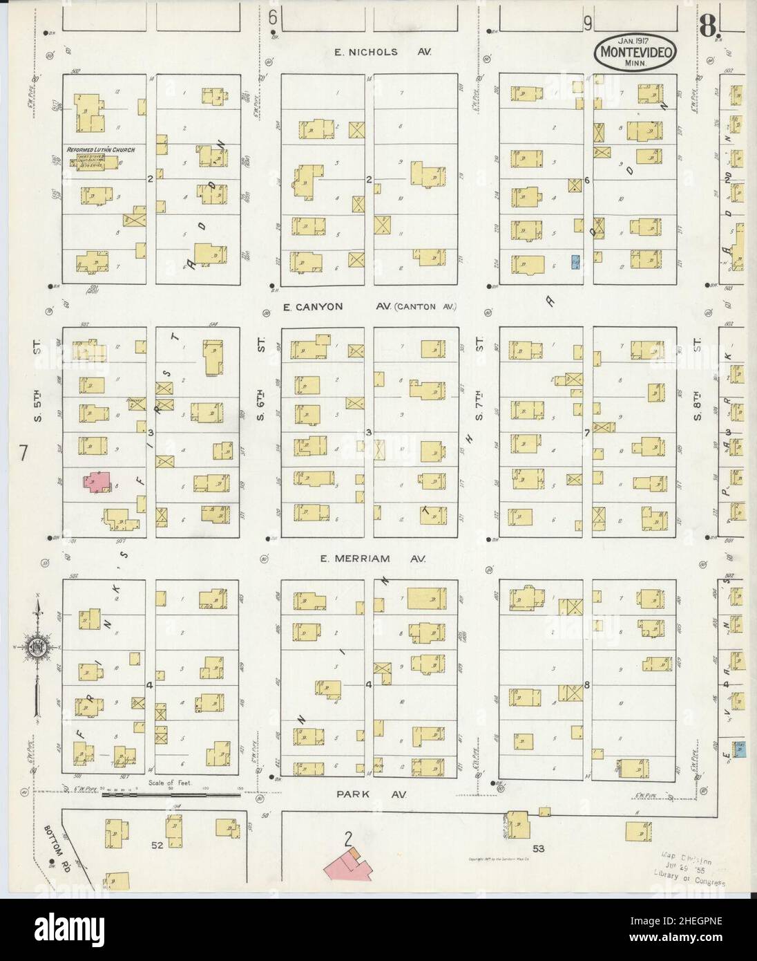 Montevideo minnesota map hires stock photography and images Alamy