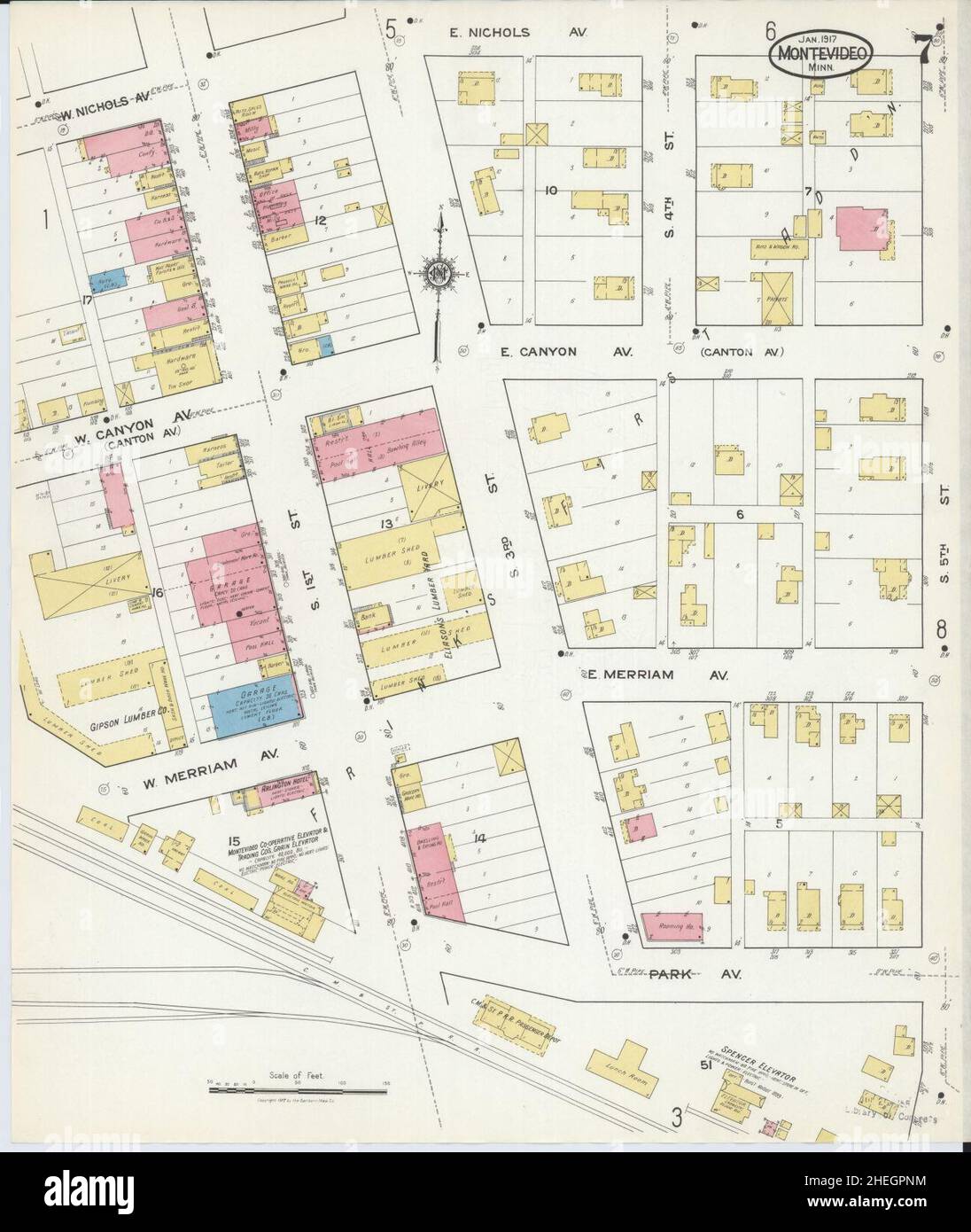 Montevideo minnesota map hires stock photography and images Alamy