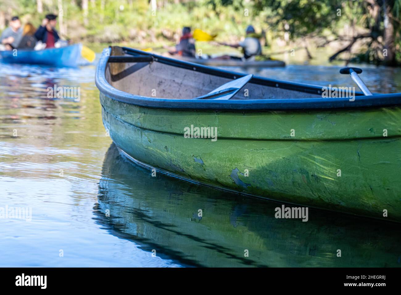 River adventure awaits at Wekiwa Springs State Park in Apopka, Florida, near Orlando. (USA) Stock Photo