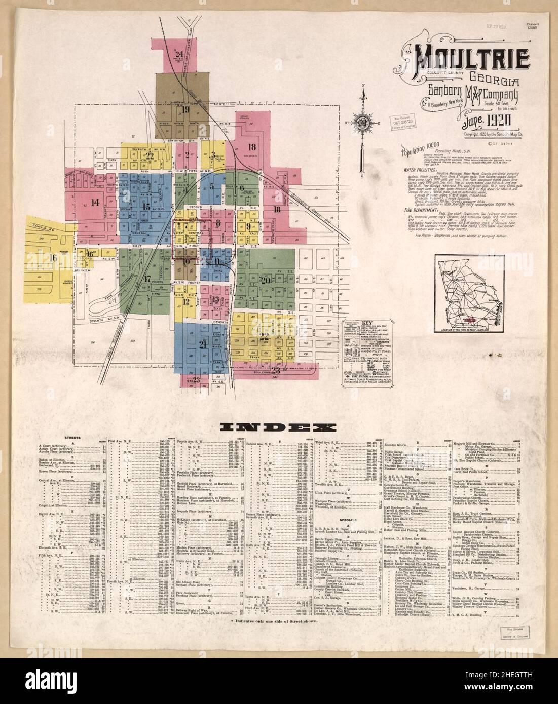Moultrie map hires stock photography and images Alamy