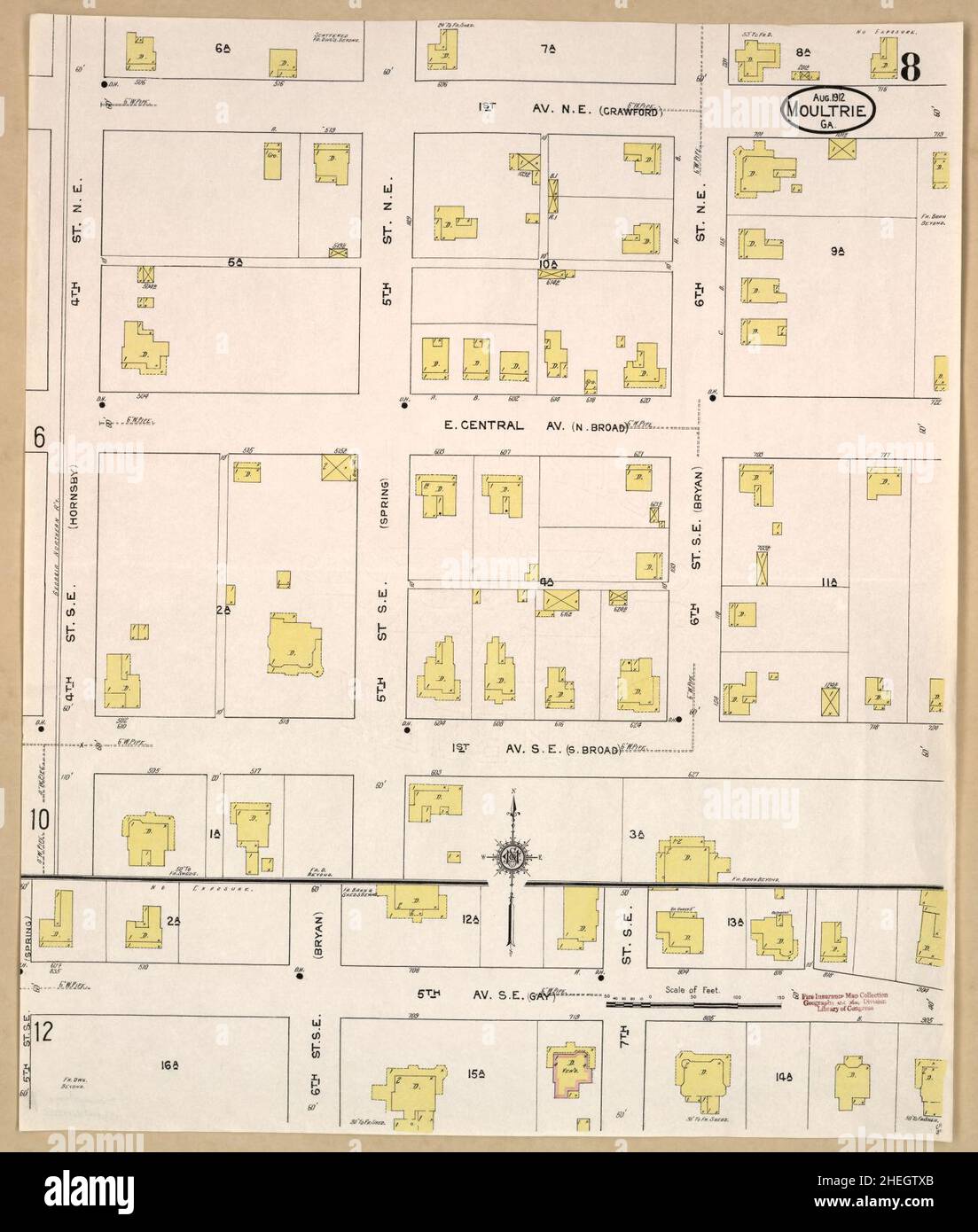 Moultrie map hires stock photography and images Alamy
