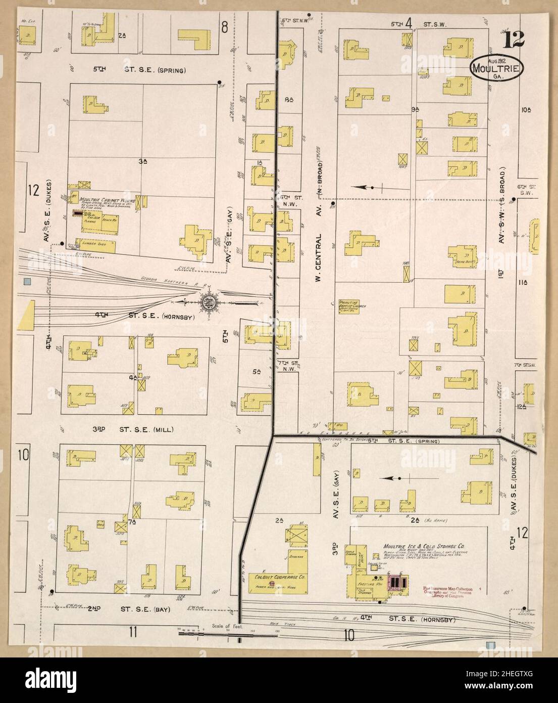 Moultrie map hires stock photography and images Alamy