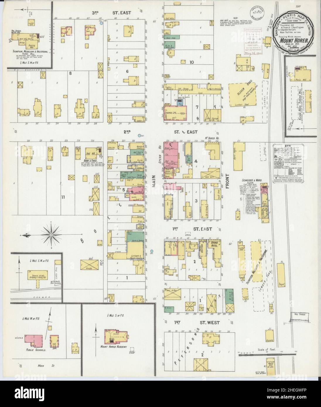 Map of mount horeb wisconsin hi-res stock photography and images - Alamy