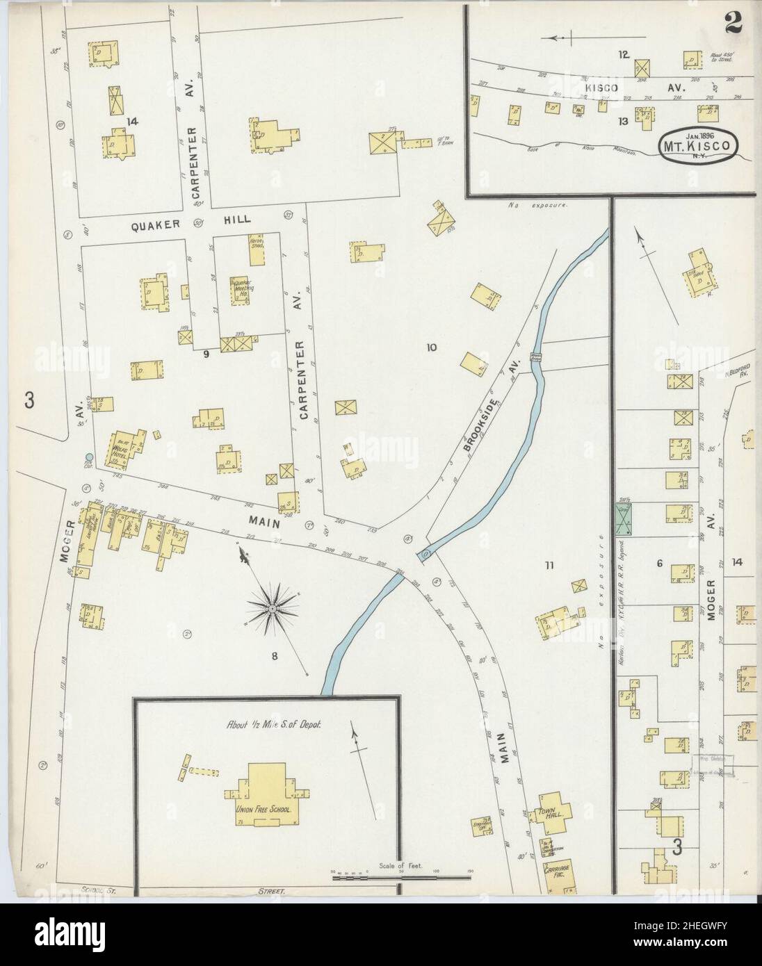 Map of mount kisco new york hires stock photography and images Alamy