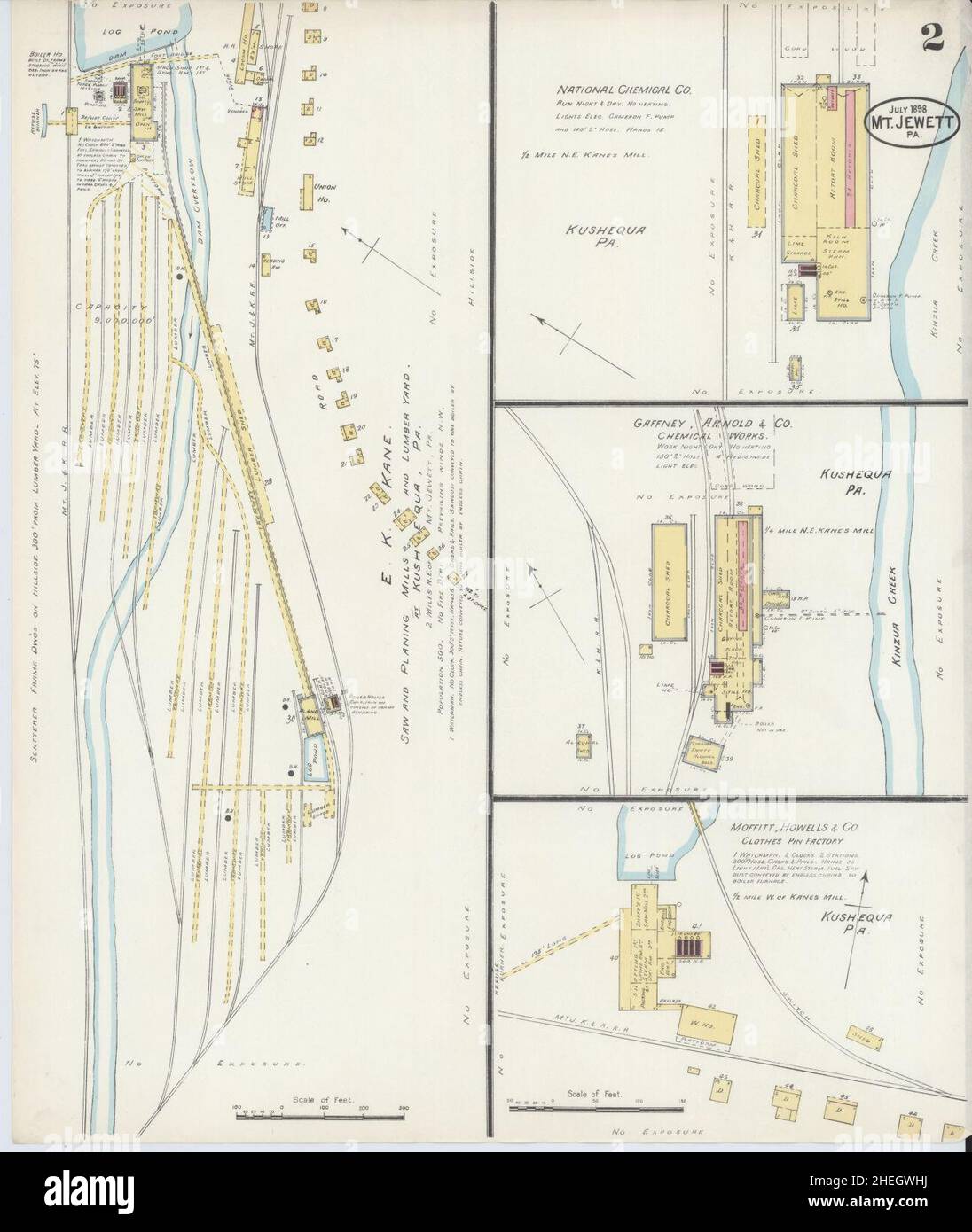Mount jewett map hires stock photography and images Alamy