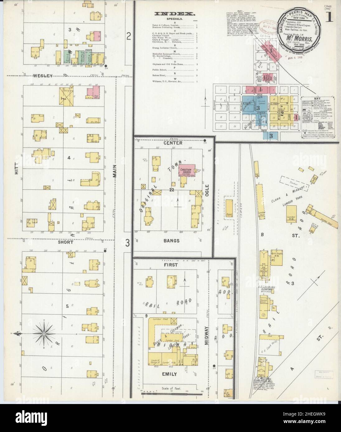 Mount morris illinois map hires stock photography and images Alamy