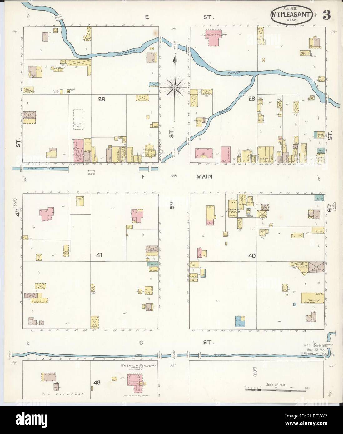Sanborn Fire Insurance Map from Mount Pleasant, Sanpete County, Utah