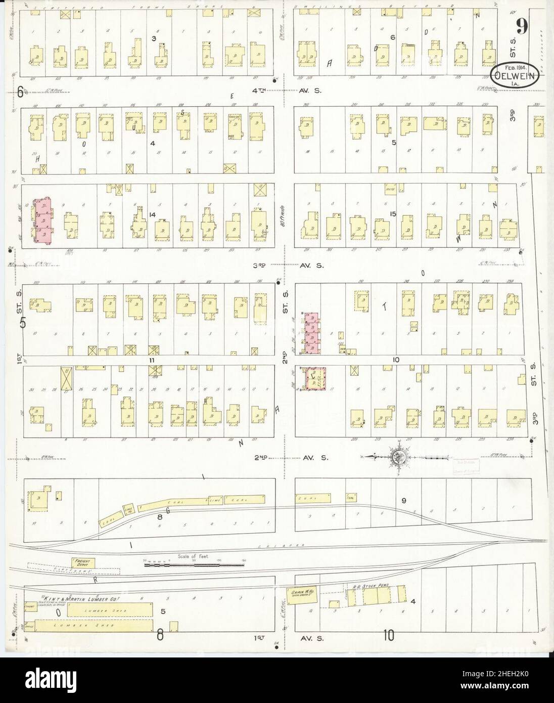 Sanborn Fire Insurance Map of Oelwein