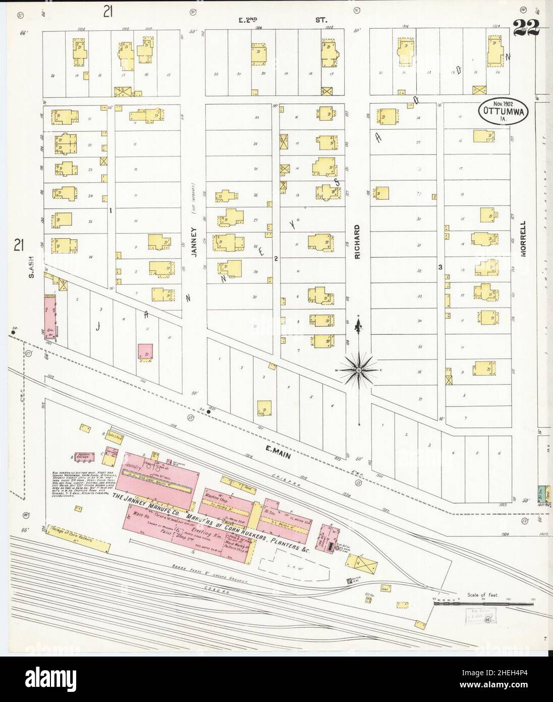 Ottumwa iowa map hires stock photography and images Alamy