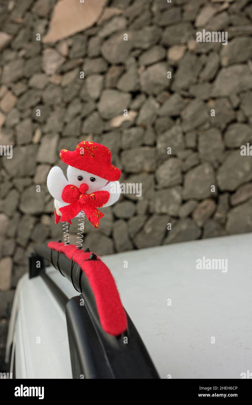 Snowman car decoration deals