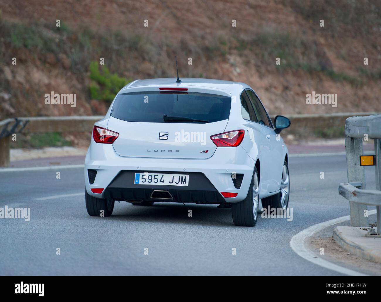 2016 SEAT Ibiza Cupra Spanish hot hatch car Stock Photo - Alamy