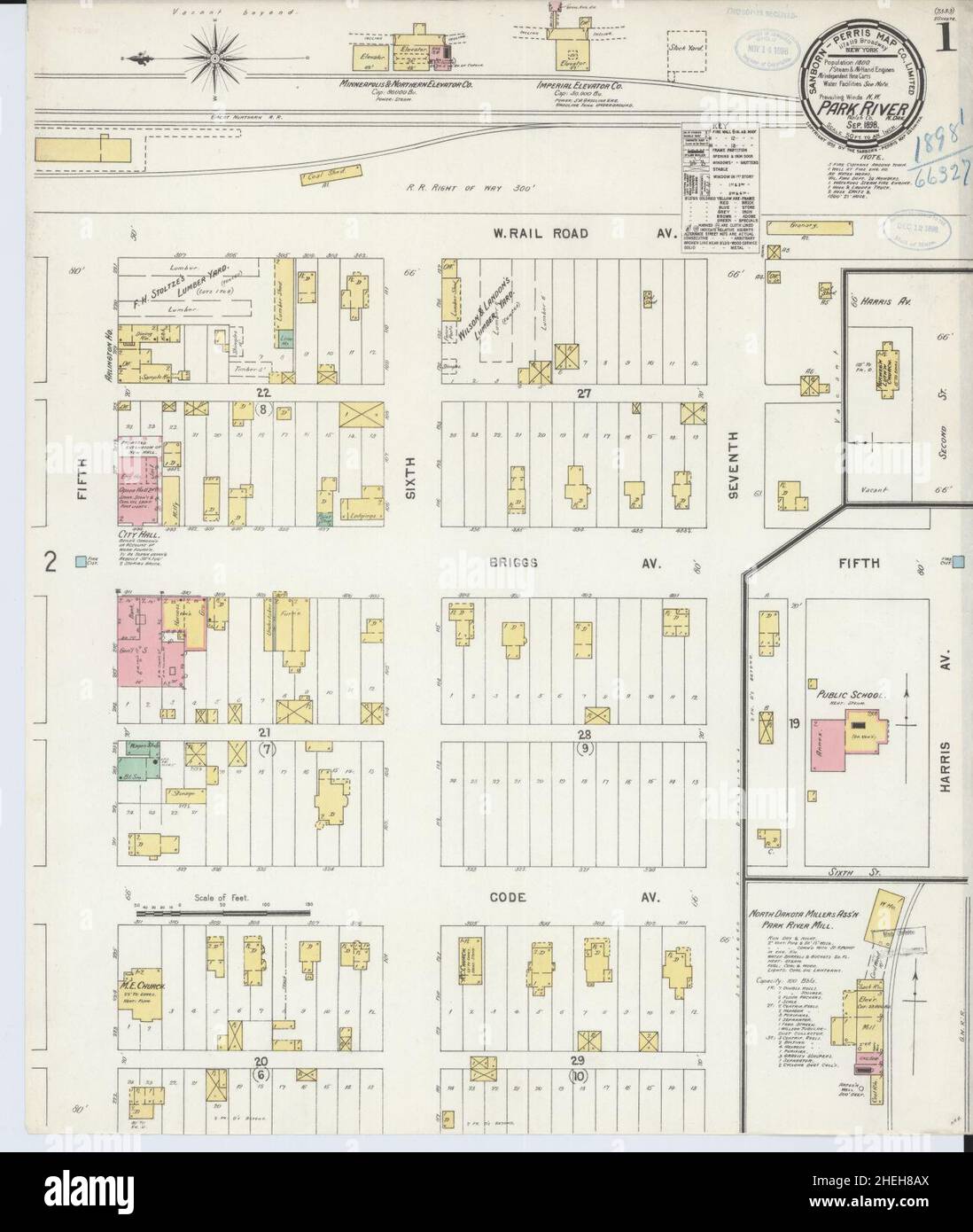 Park river north dakota map hires stock photography and images Alamy