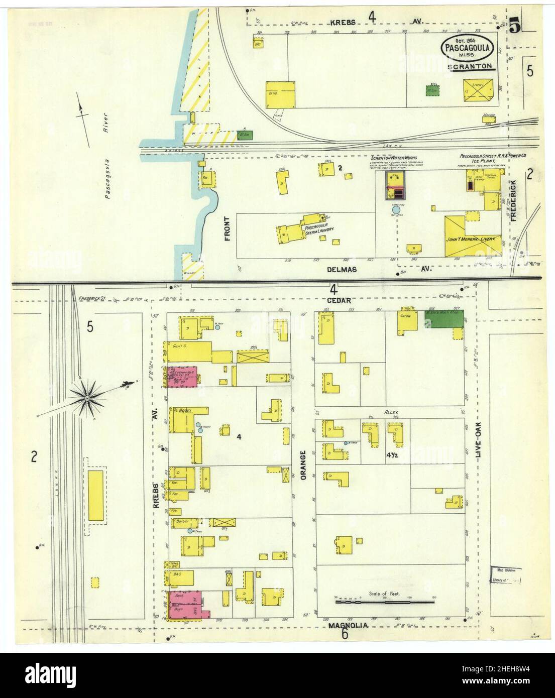 Map of pascagoula Cut Out Stock Images & Pictures Alamy