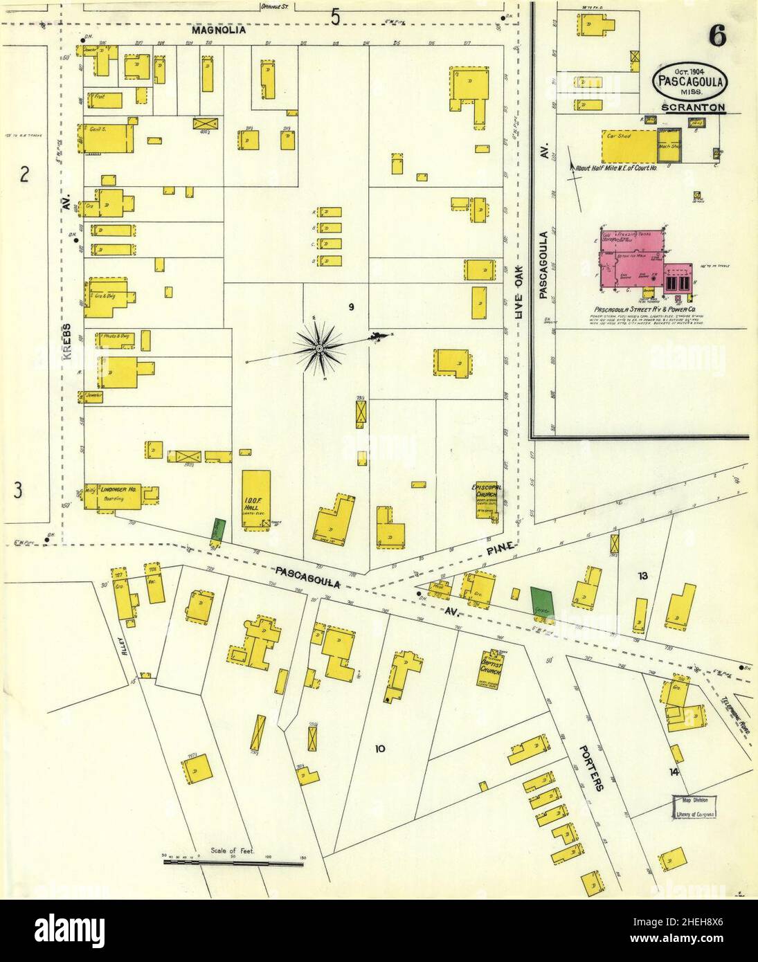 Map of pascagoula mississippi hires stock photography and images Alamy