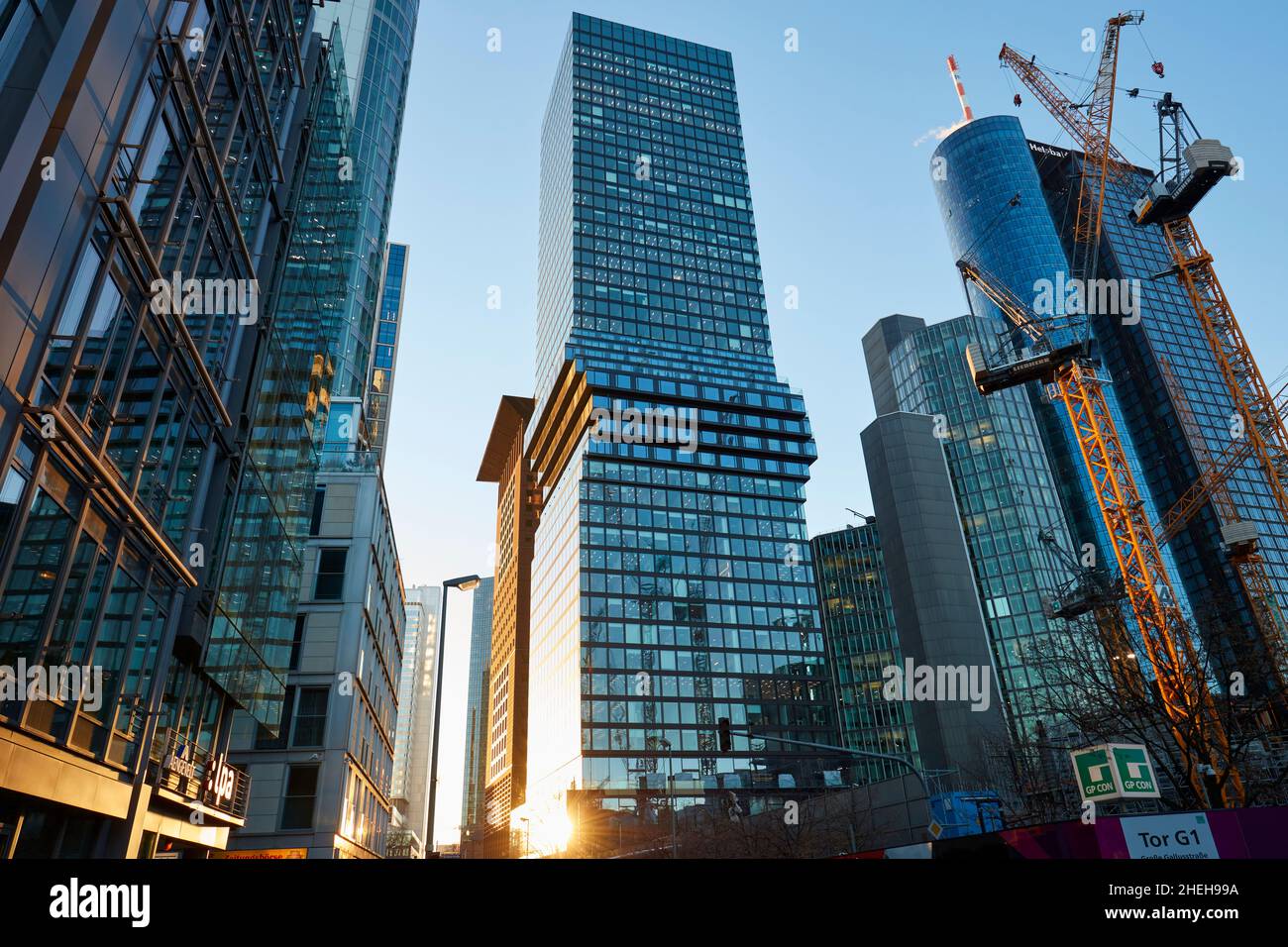 Skyscraper architecture Frankfurt am Main Stock Photo - Alamy