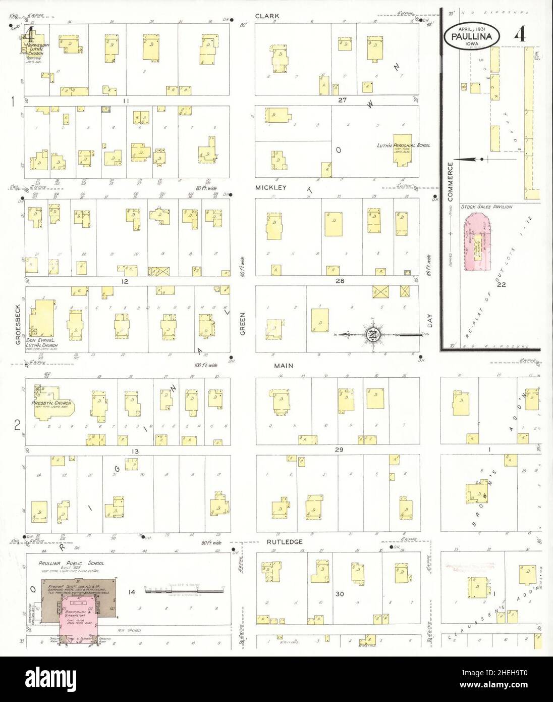 Map of paullina hires stock photography and images Alamy