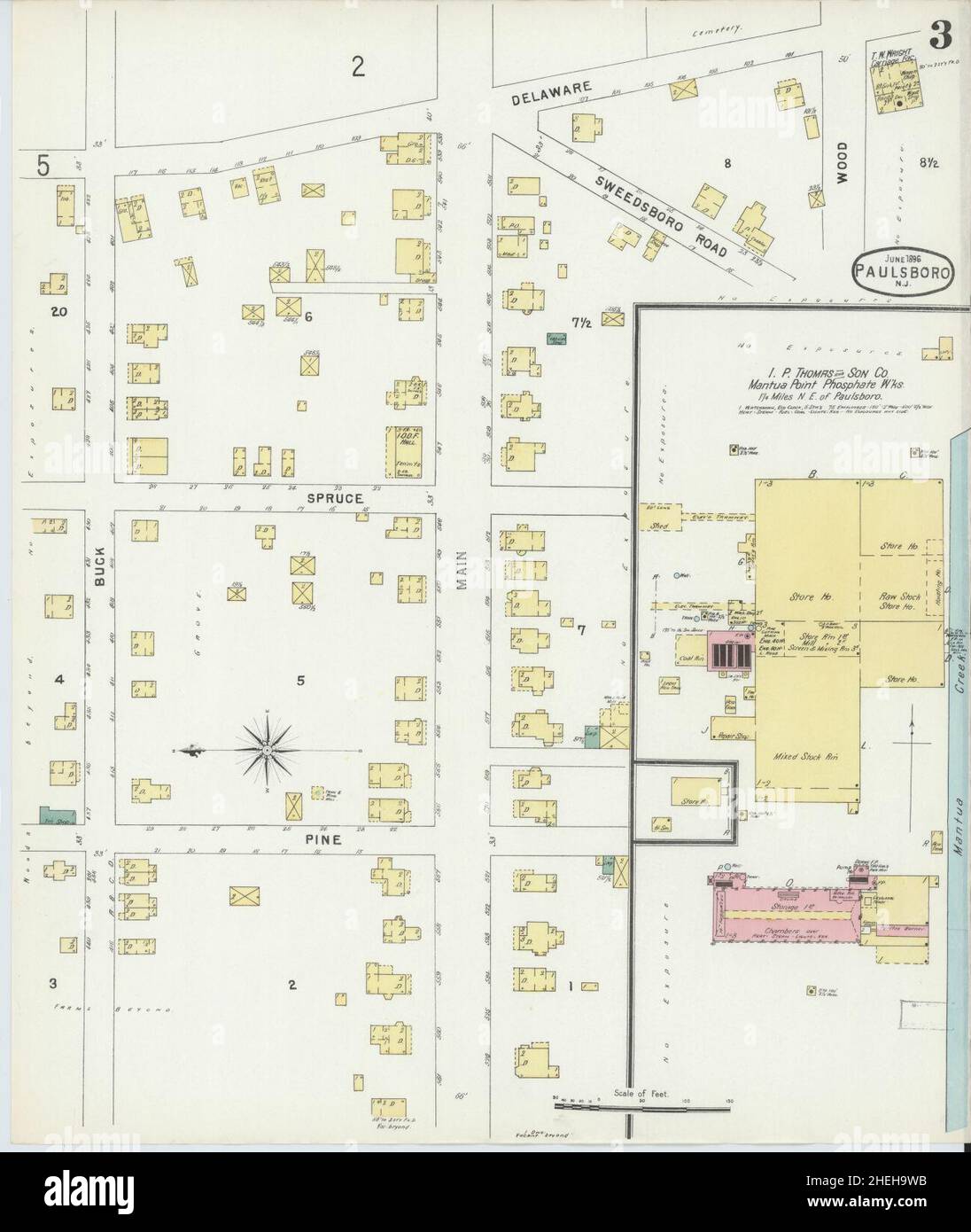 Map of paulsboro new jersey hires stock photography and images Alamy