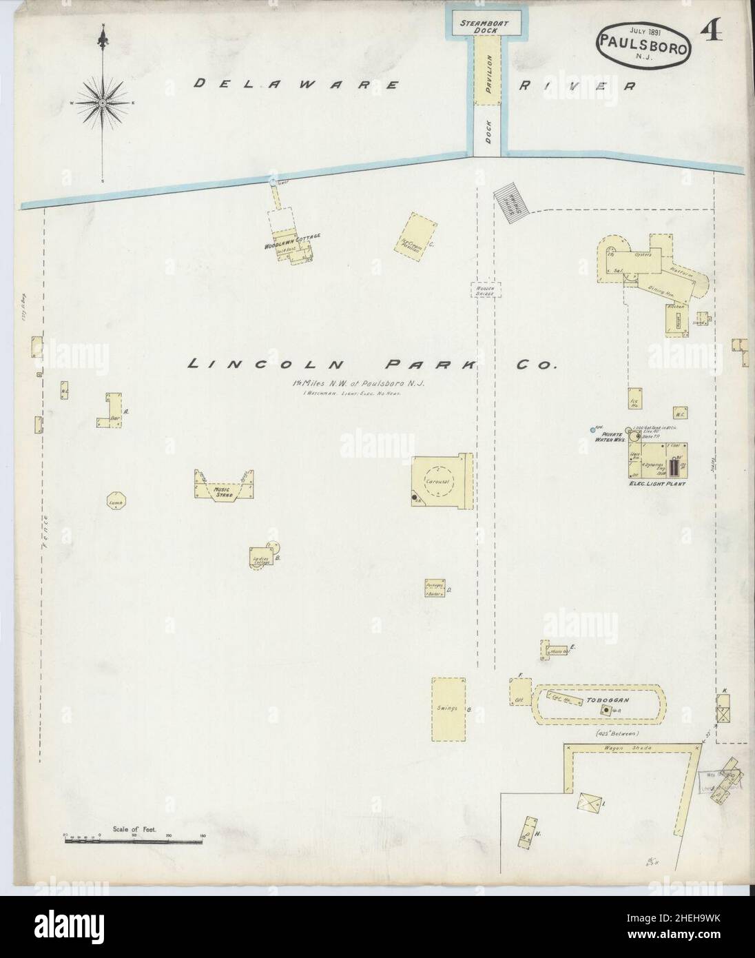 Map of paulsboro new jersey hires stock photography and images Alamy