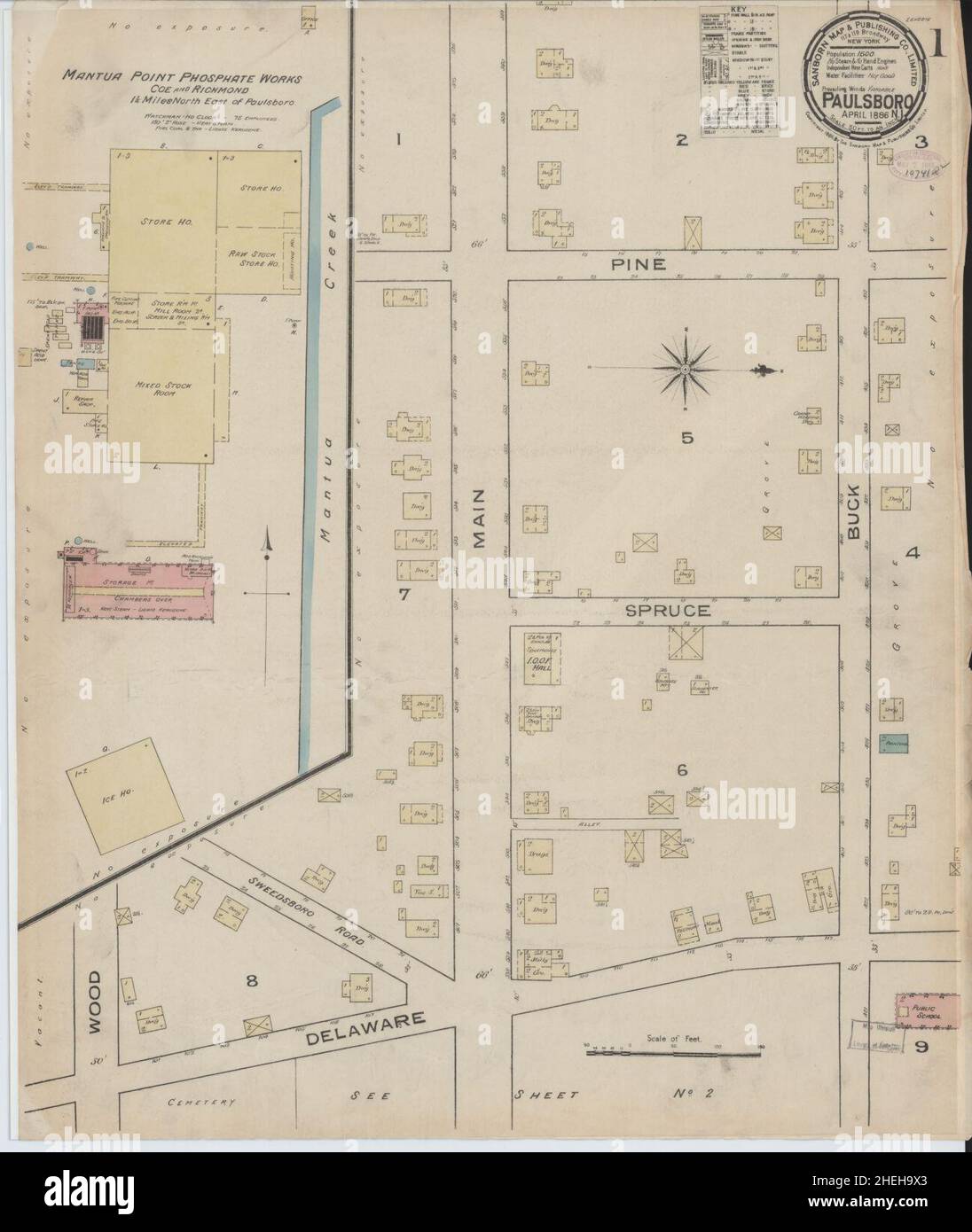 Map of paulsboro new jersey hires stock photography and images Alamy