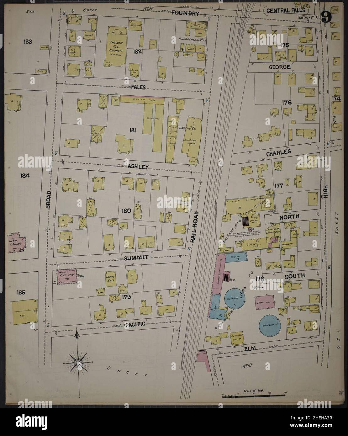 Providence county map hi-res stock photography and images - Alamy
