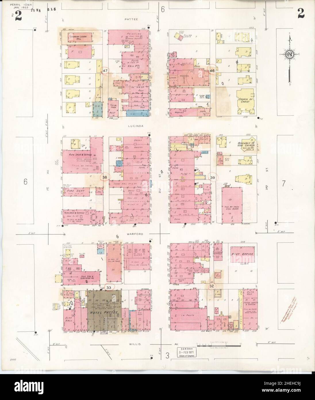 Perry iowa map hires stock photography and images Alamy