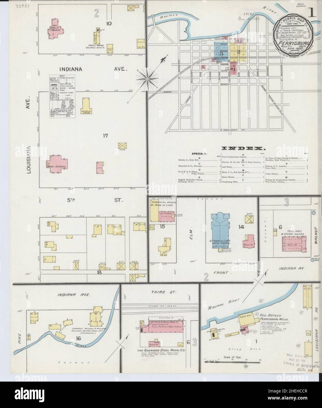 Perrysburg ohio map hires stock photography and images Alamy