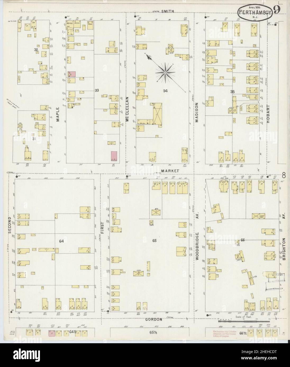 Map of perth amboy hires stock photography and images Alamy