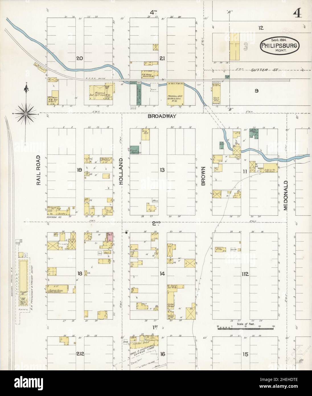 Map of philipsburg hires stock photography and images Alamy