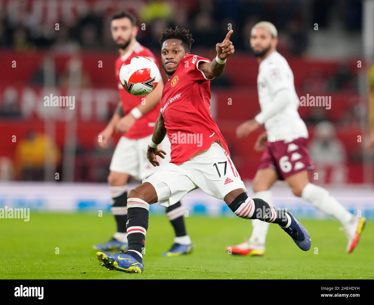 Manchester, England, 10th January 2022. Fred of Manchester United