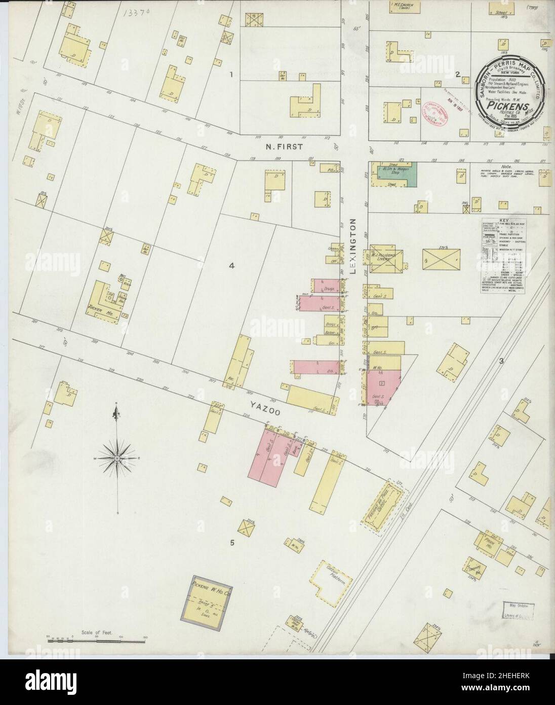 Pickens mississippi map hires stock photography and images Alamy