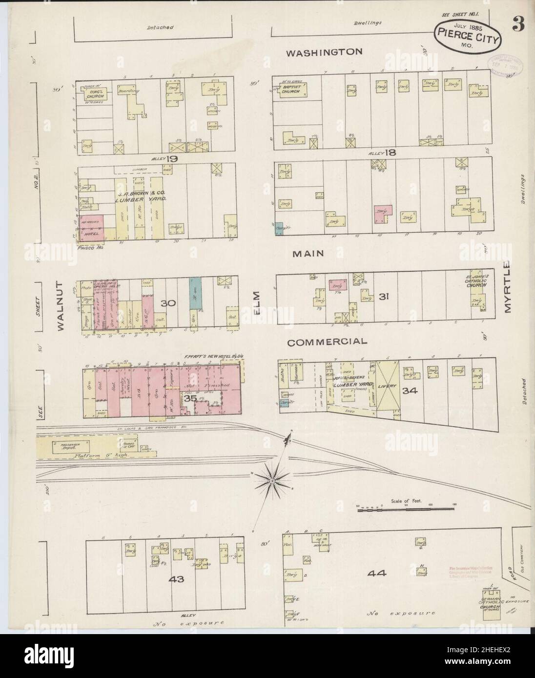 Pierce city missouri map hires stock photography and images Alamy