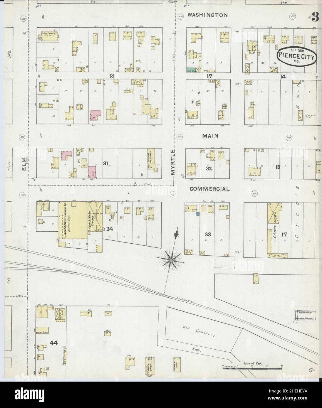Map of pierce city missouri hires stock photography and images Alamy