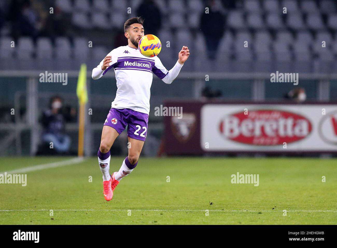 Nicola Gonzalez of Acf Fiorentina during the Italian serie A, football  match between Juventus Fc and Acf Fiorentina on 12 February 2023 at Allianz  Stadium, Turin, Italy. Photo Ndrerim Kaceli - SuperStock