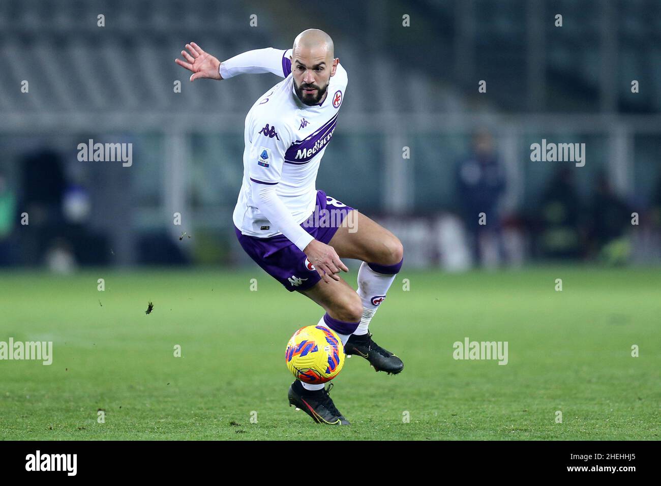 Riccardo Saponara of Acf Fiorentina controls the ball during the Serie A  match between Juventus Fc and Acf Fiorentina Stock Photo - Alamy