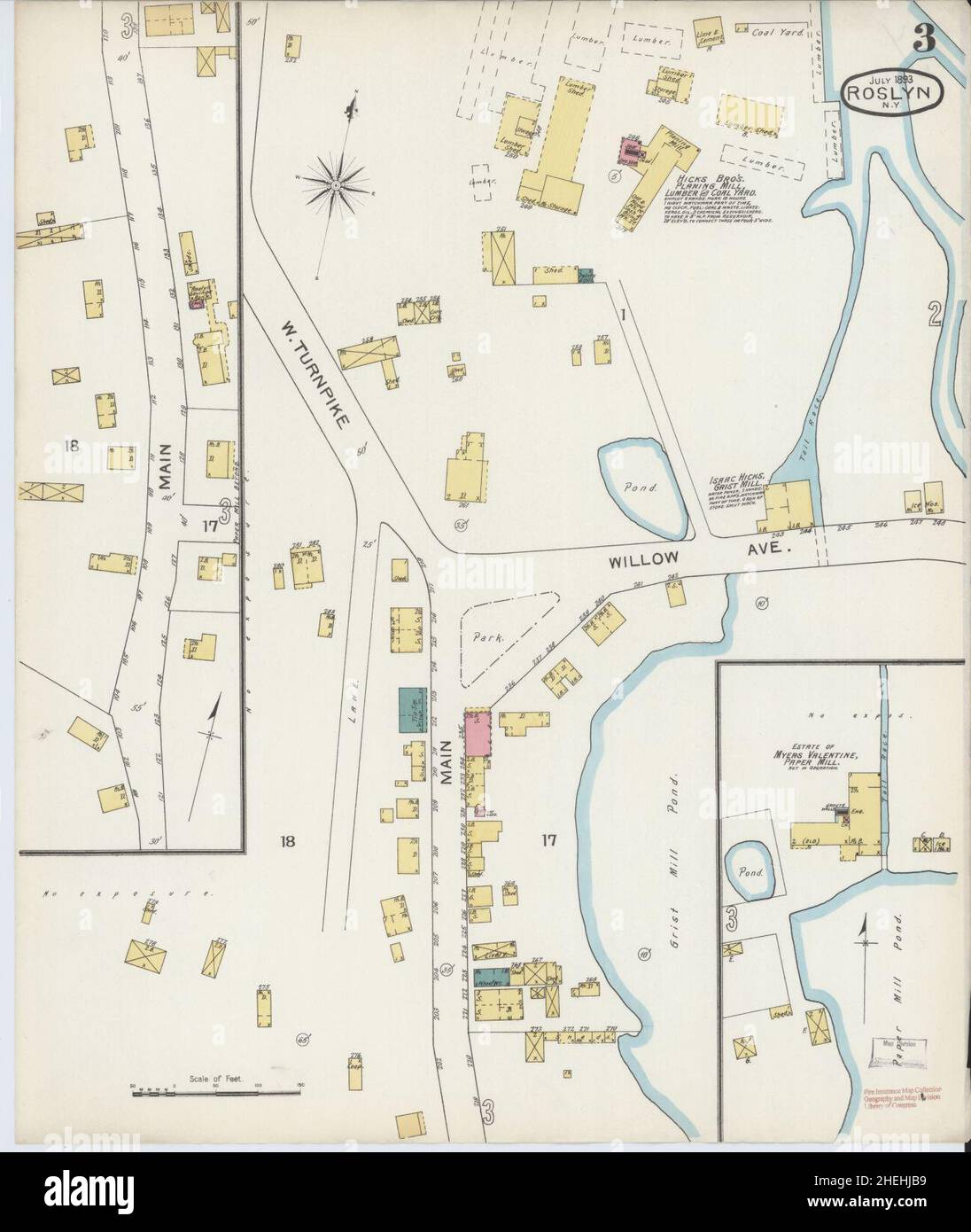 Map of roslyn hires stock photography and images Alamy