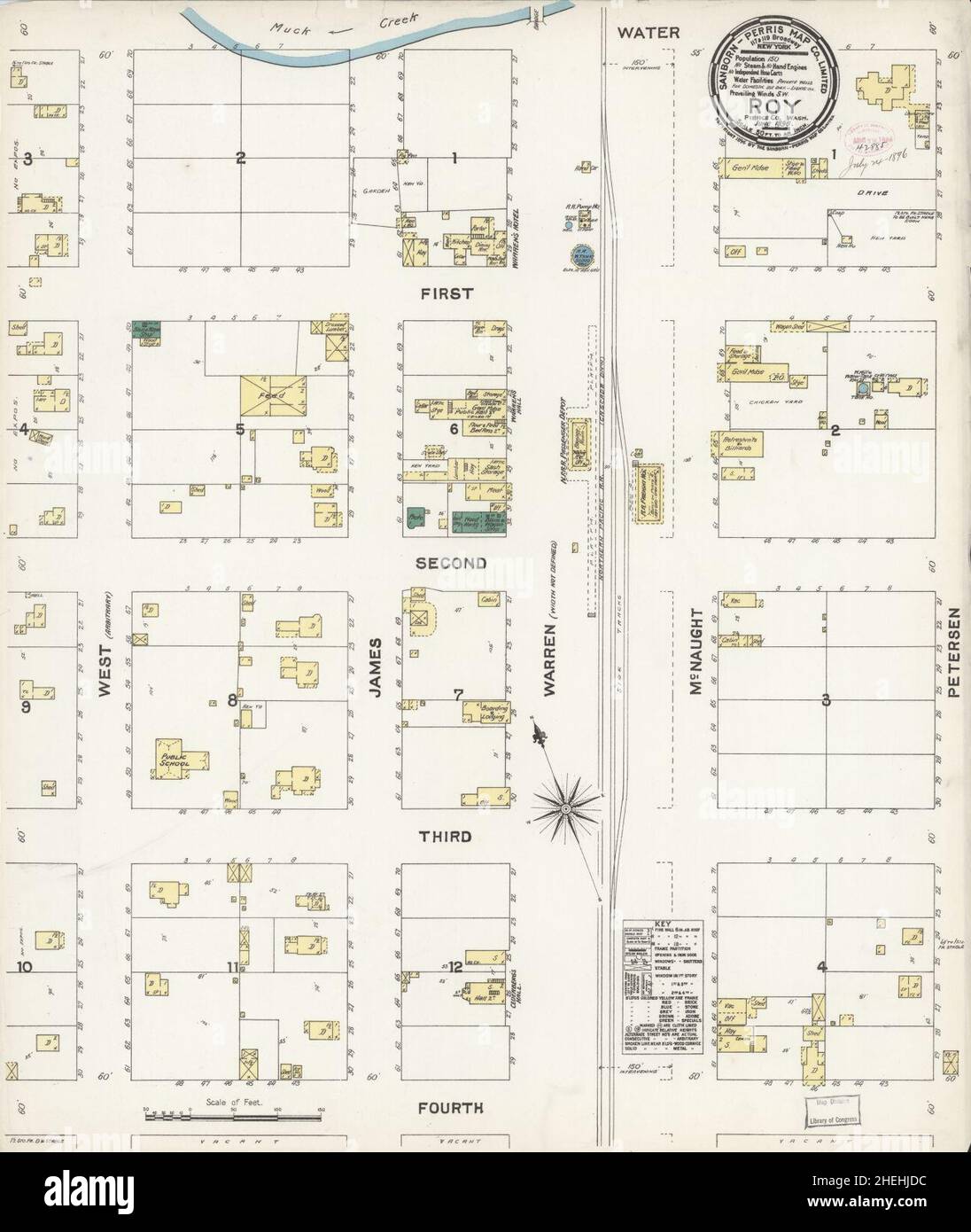Map of roy hires stock photography and images Alamy