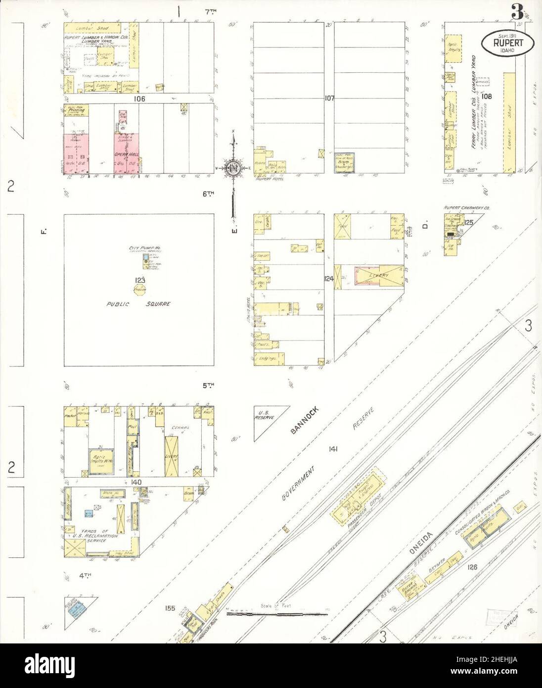 Rupert idaho map hires stock photography and images Alamy