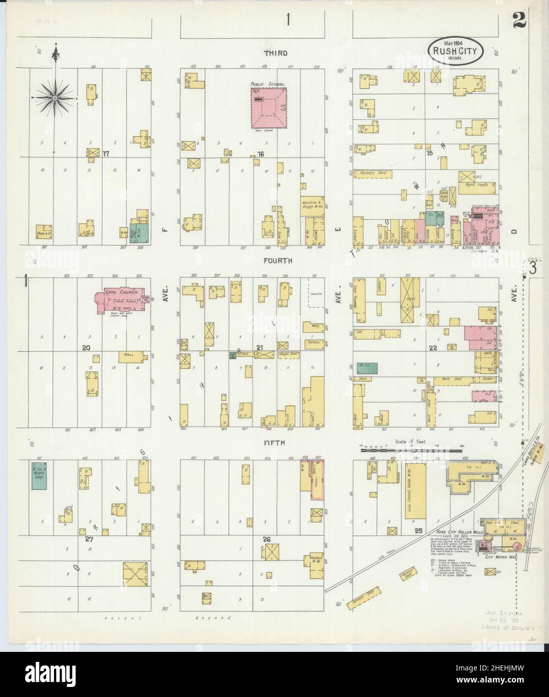 Rush city minnesota map hires stock photography and images Alamy