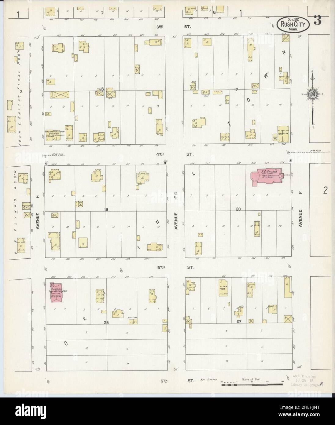 Rush city minnesota map hires stock photography and images Alamy
