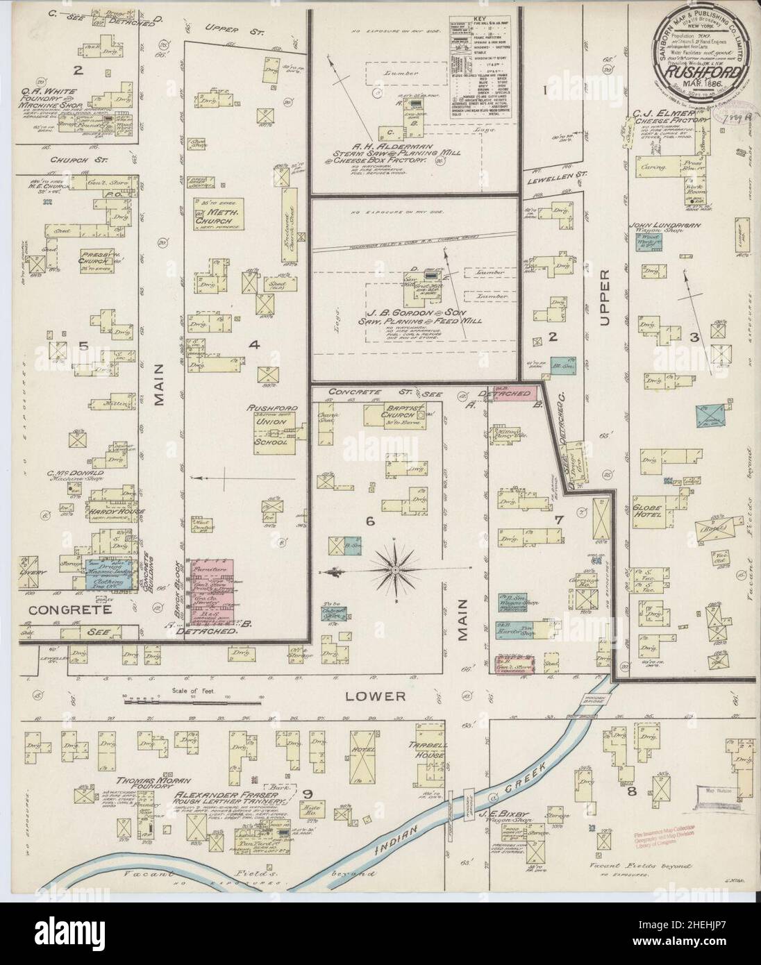 Map of rushford hires stock photography and images Alamy