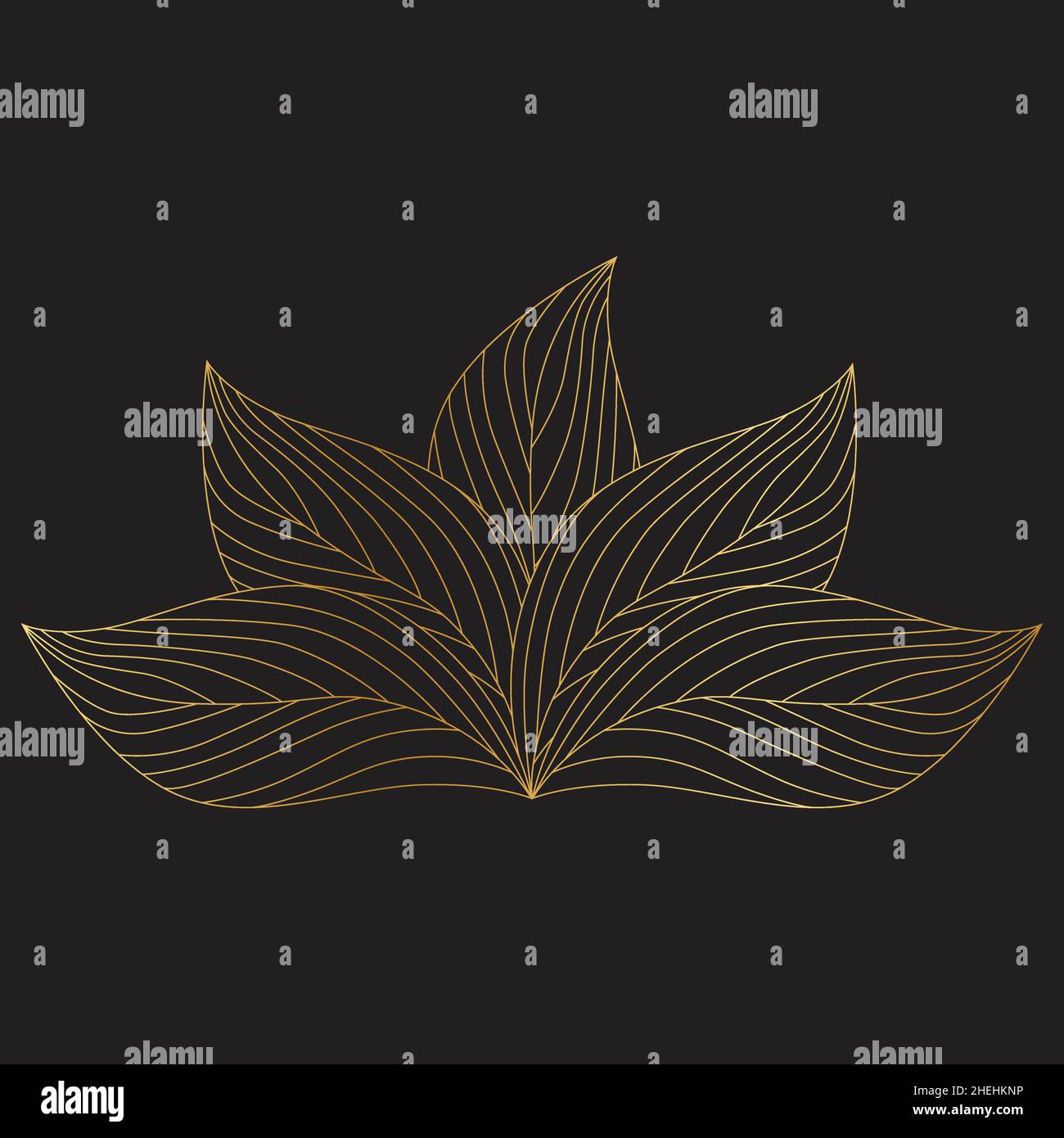 ornamental lotus flower Stock Vector Image & Art - Alamy