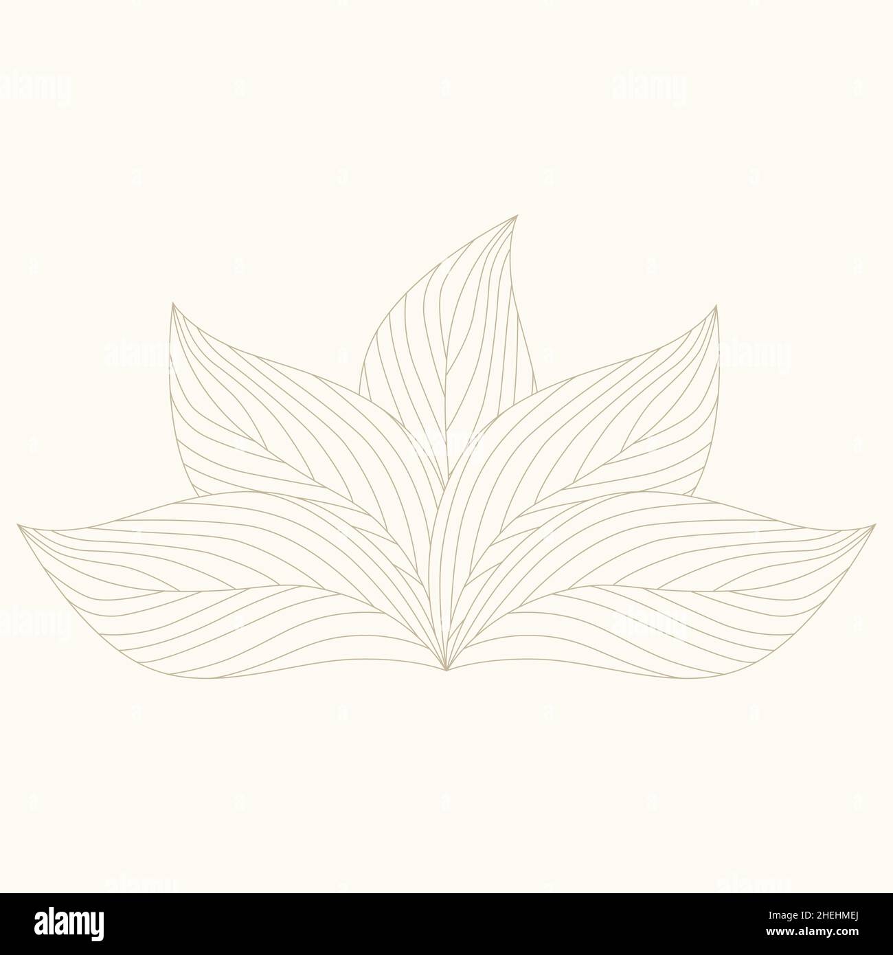 ornamental lotus flower Stock Vector Image & Art - Alamy