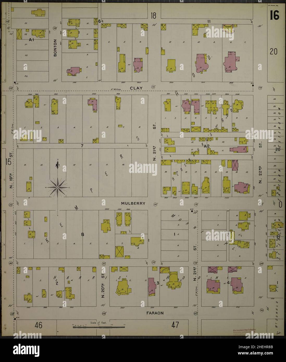 Saint joseph county map hi-res stock photography and images - Alamy