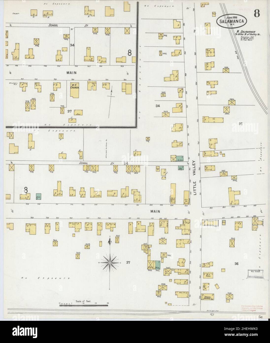 Map of salamanca new york hires stock photography and images Alamy