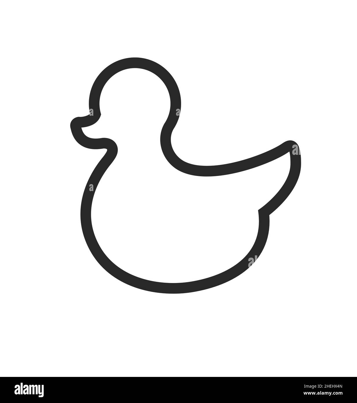 Duck outline Black and White Stock Photos & Images - Alamy