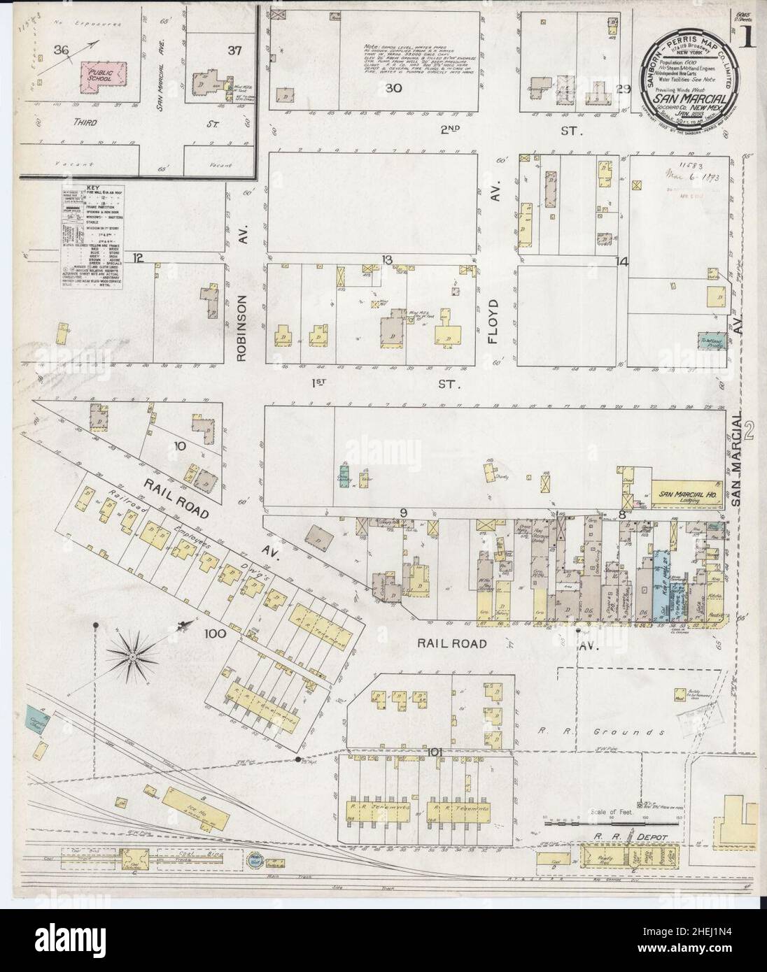 Socorro County Parcel Map Page 10 - Vintage New Mexico Map High Resolution Stock Photography And  Images - Alamy