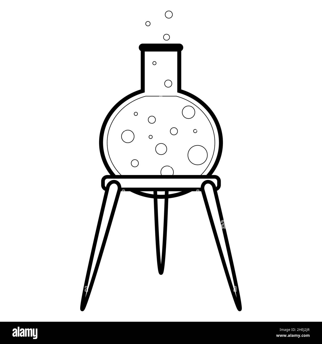 Laboratory Tripod Drawing