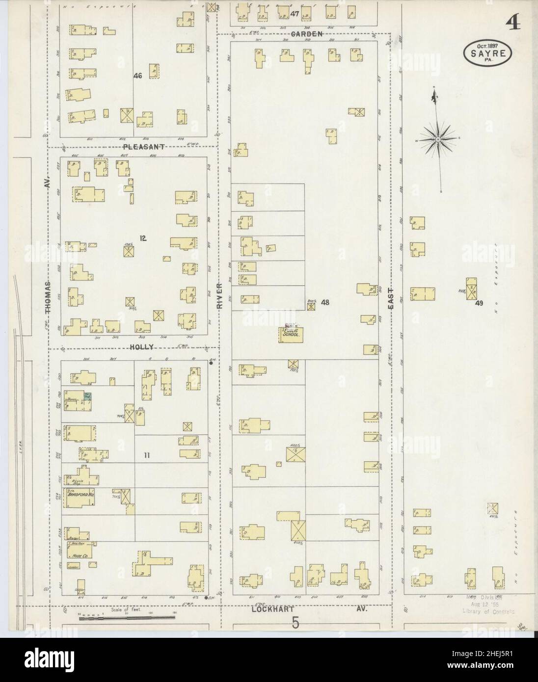 Sayre pennsylvania map hires stock photography and images Alamy