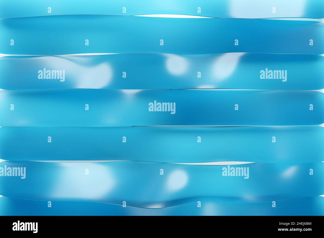 3d illustration of a blue abstract background with wave lines. PRint ...